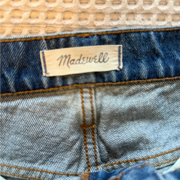 Madewell Slim Demi-Boot Jeans size 28 Raw Hem Distressed - Picture 5 of 16